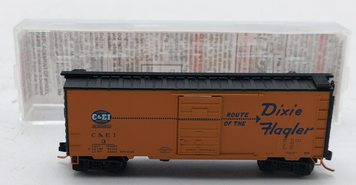 Micro-Trains 02000703 N Chicago & Eastern Illinois 40' Single Door Boxcar #3 LN/Box