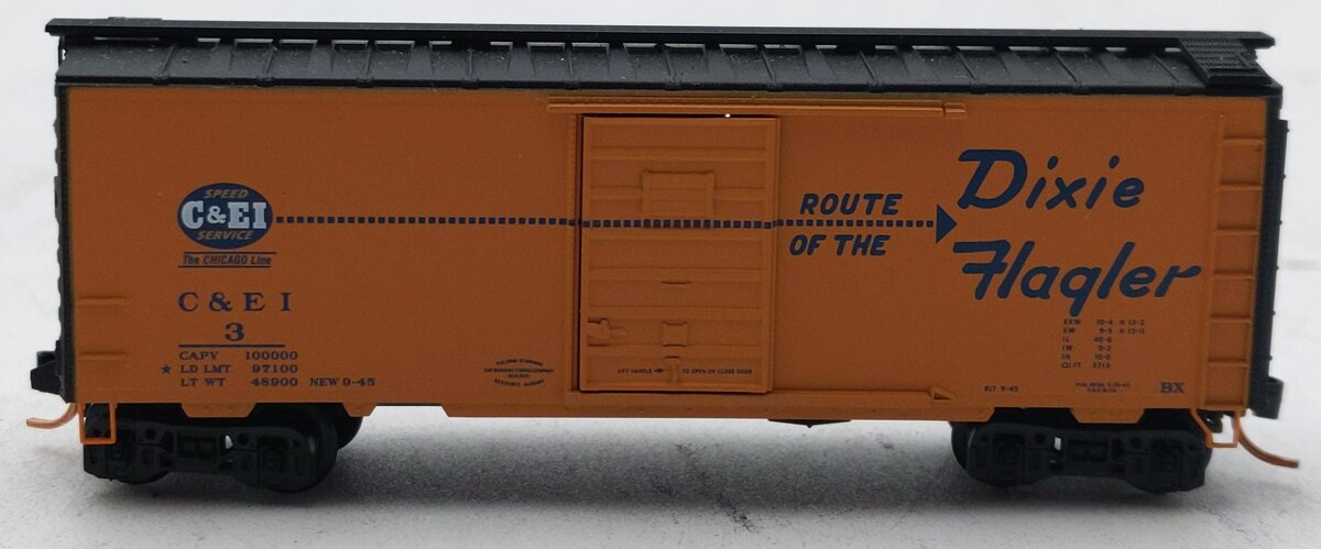 Micro-Trains 02000703 N Chicago & Eastern Illinois 40' Single Door Boxcar #3 LN/Box