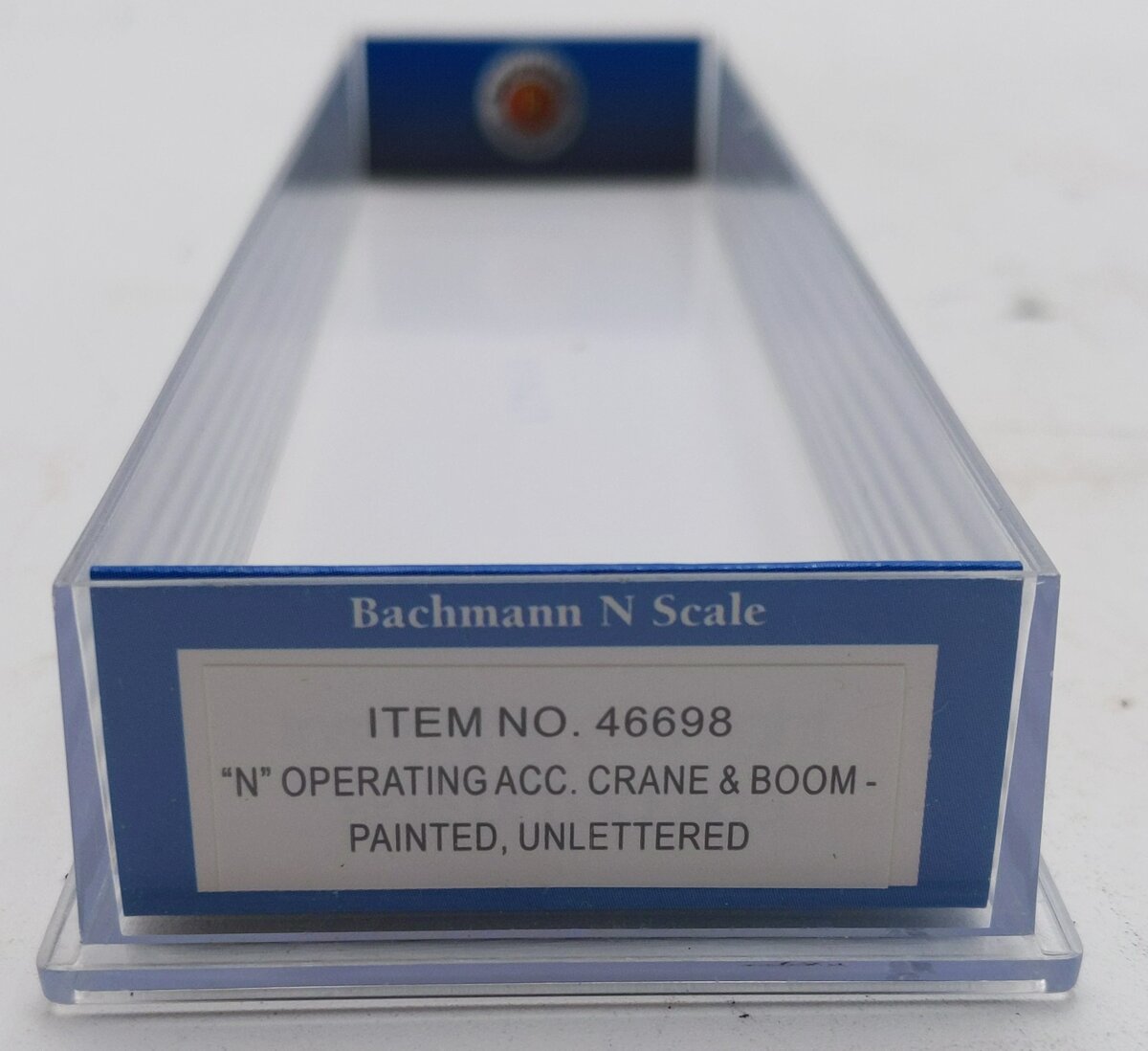 Bachmann 46698 N Painted & Unlettered 250-Ton Operating Crane & Boom Car