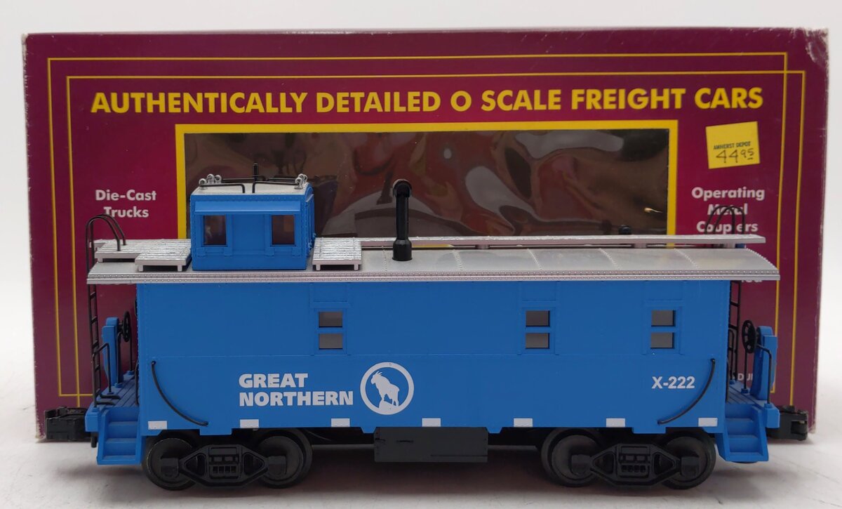 MTH 20-91016 O Gauge Great Northern Steel Caboose #X-222 NIB