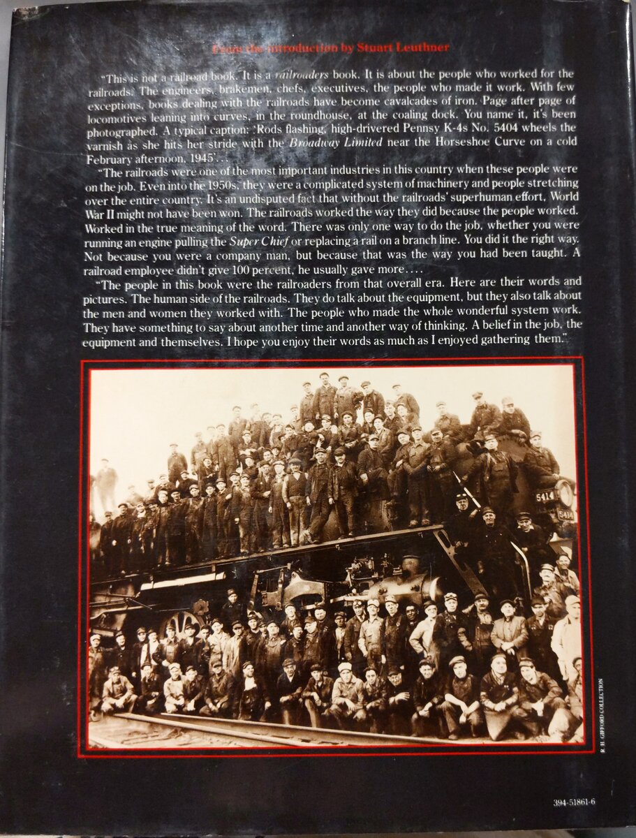 The Railroaders Hardcover Book By Stuart Leuthner VG