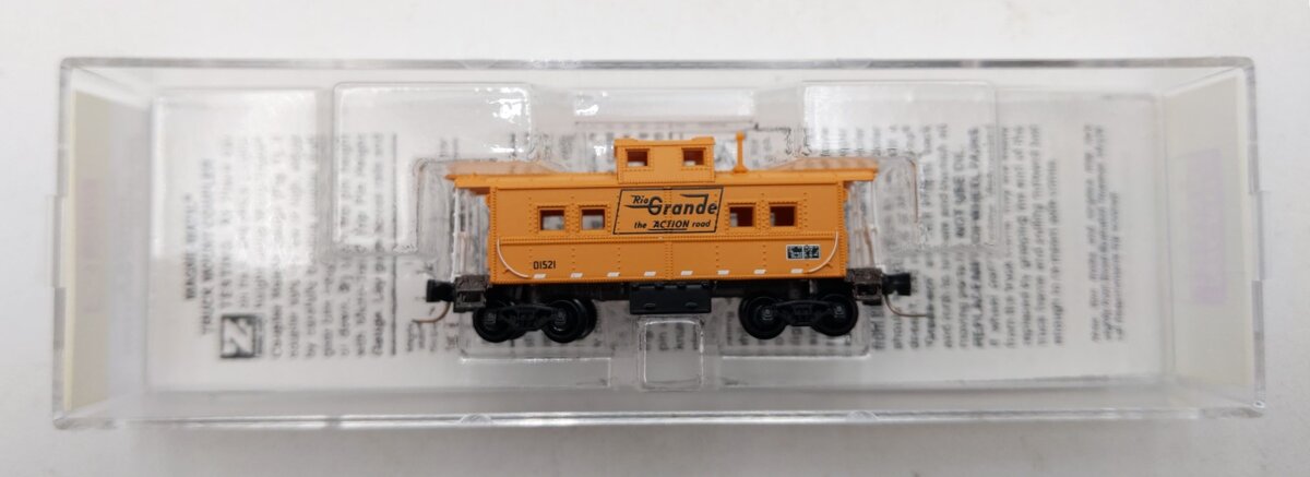 Micro-Trains 53500390 Z Denver & Rio Grande Western Center Cupola Caboose #01521