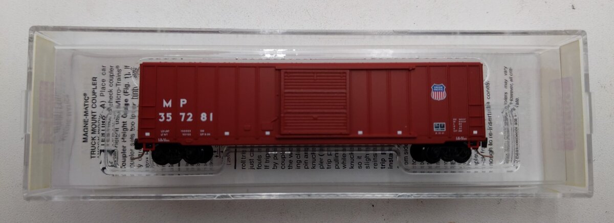 Micro-Trains 51000452 Z Union Pacific/MP 50’ Rib Side Boxcar #357281