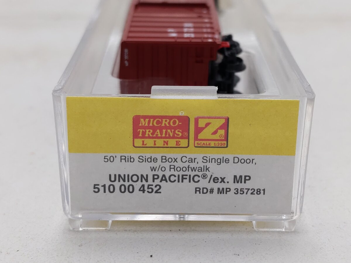 Micro-Trains 51000452 Z Union Pacific/MP 50’ Rib Side Boxcar #357281