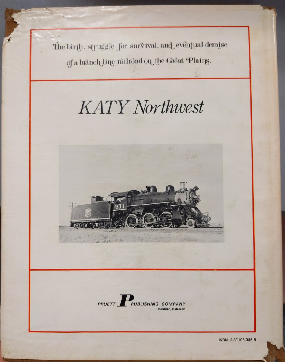 Katy Northwest Hardcover Book By Donovan L Hofsommer VG