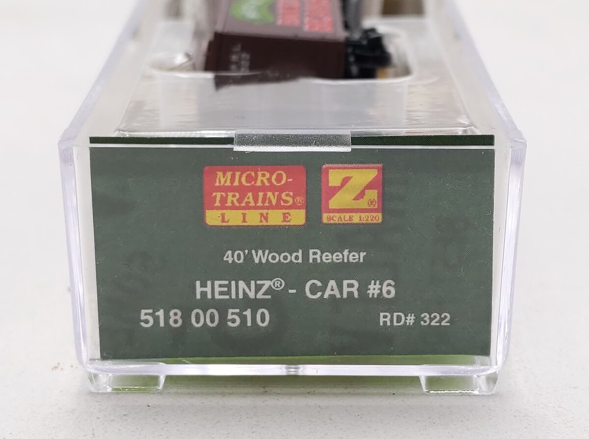Micro-Trains 51800510 Z Heinz Series Car #6 40' Woodside Reefer #322