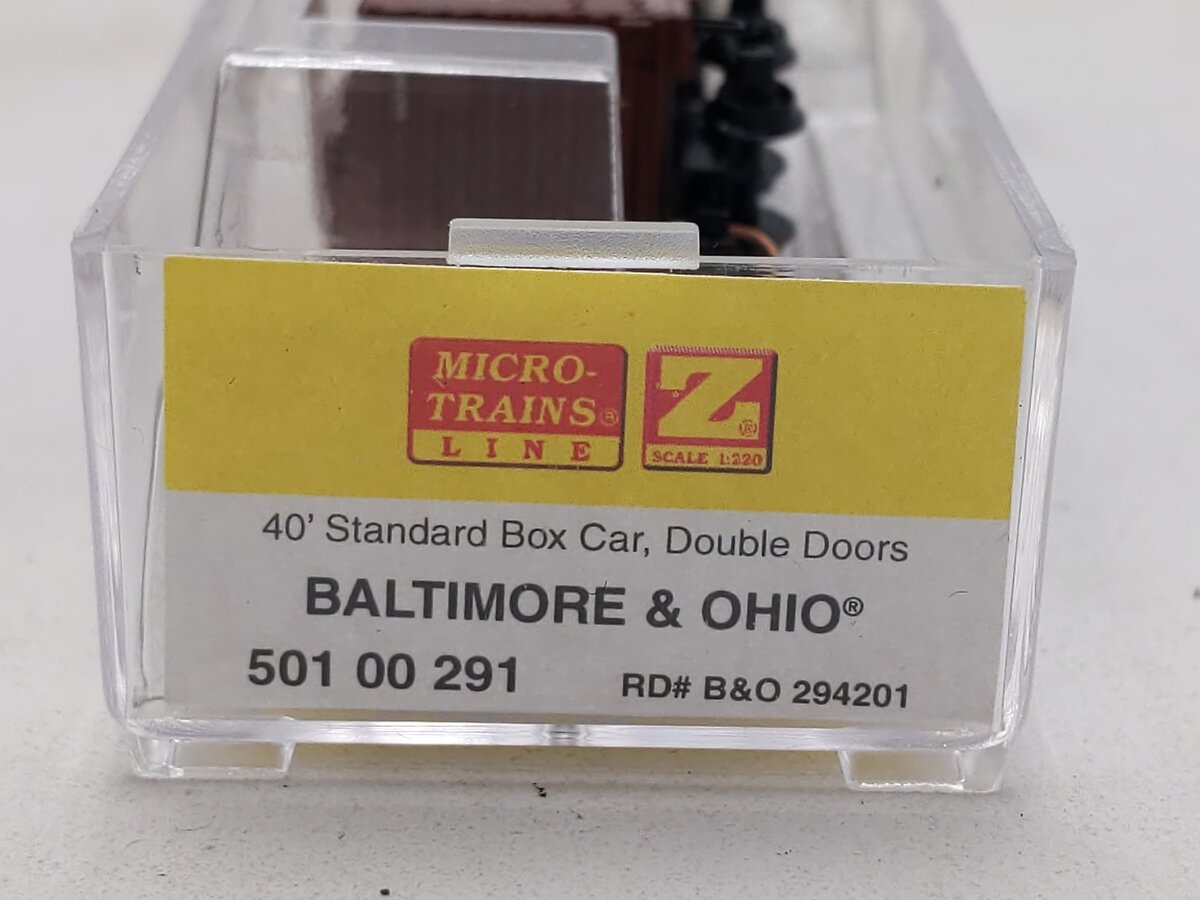 Micro-Trains 50100291 Z B&O 40' Standard Double-Door Box Car #294201