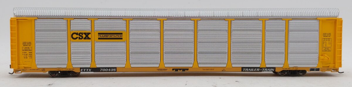 Walthers 932-4881 HO Scale CSX Thrall 89' Tri-Level Auto Carrier #700435 LN/Box
