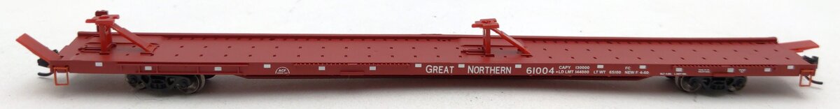 Trainworx Inc 28502-03 N Great Northern 85' Flat Car #61004