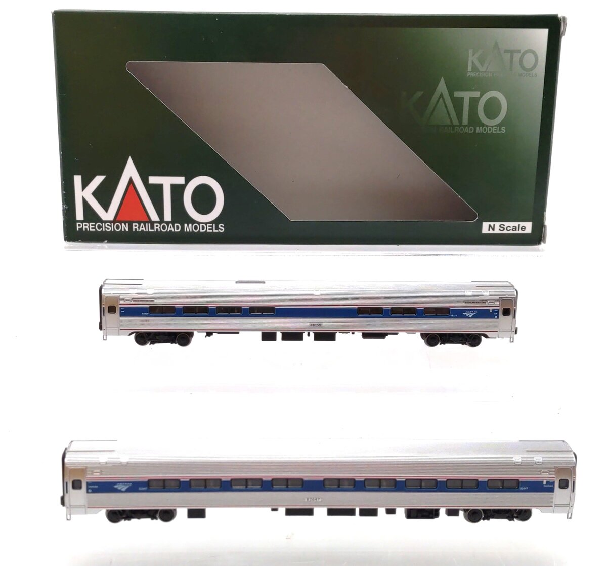 Kato 106-8003 N Amtrak Amfleet I Phase VI Set B (Set of 2) LN/Box