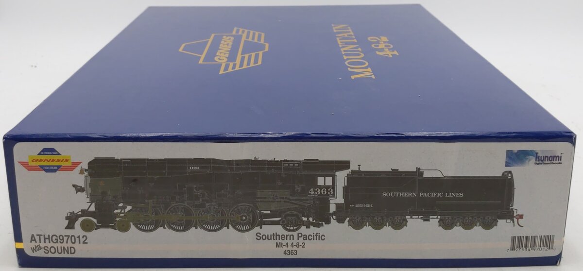 Athearn G97012 HO Southern Pacific 4-8-2 MT-4/Skyline Steam Loco w/DCC Snd #4363