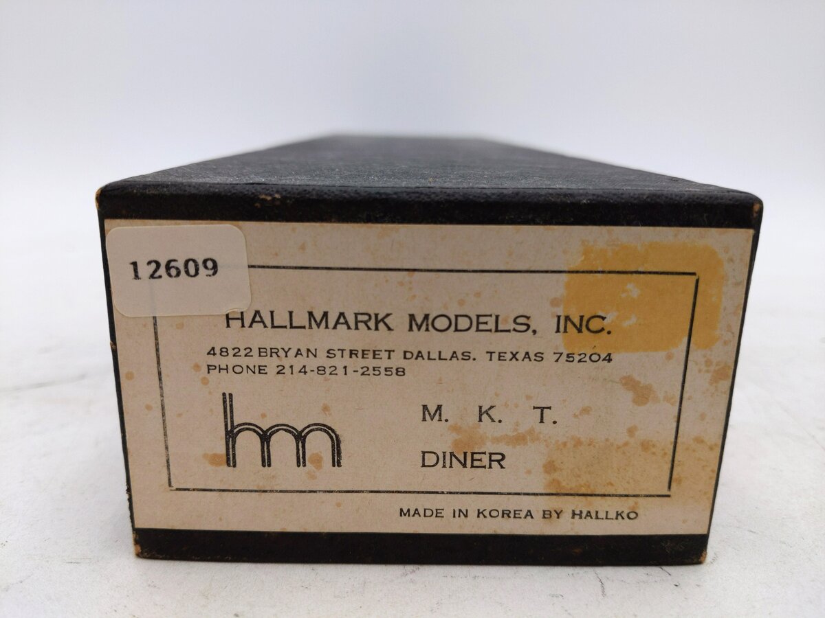 Hallmark Models HO Scale BRASS Missouri-Kansas-Texas Diner Car EX/Box