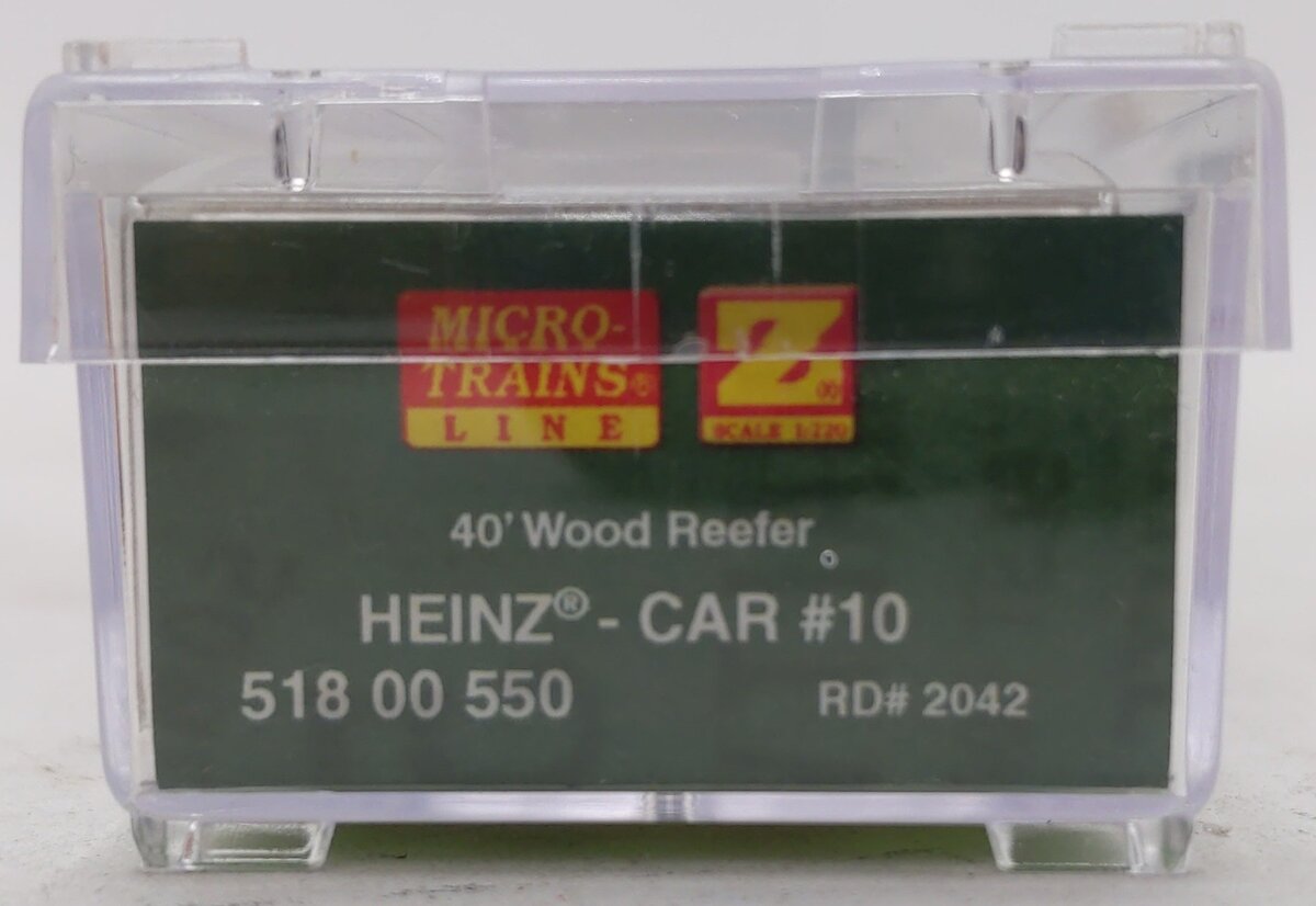 Micro-Trains 51800550 Z Heinz Series #10 40' Wood Sheathed Ice Reefer #2042