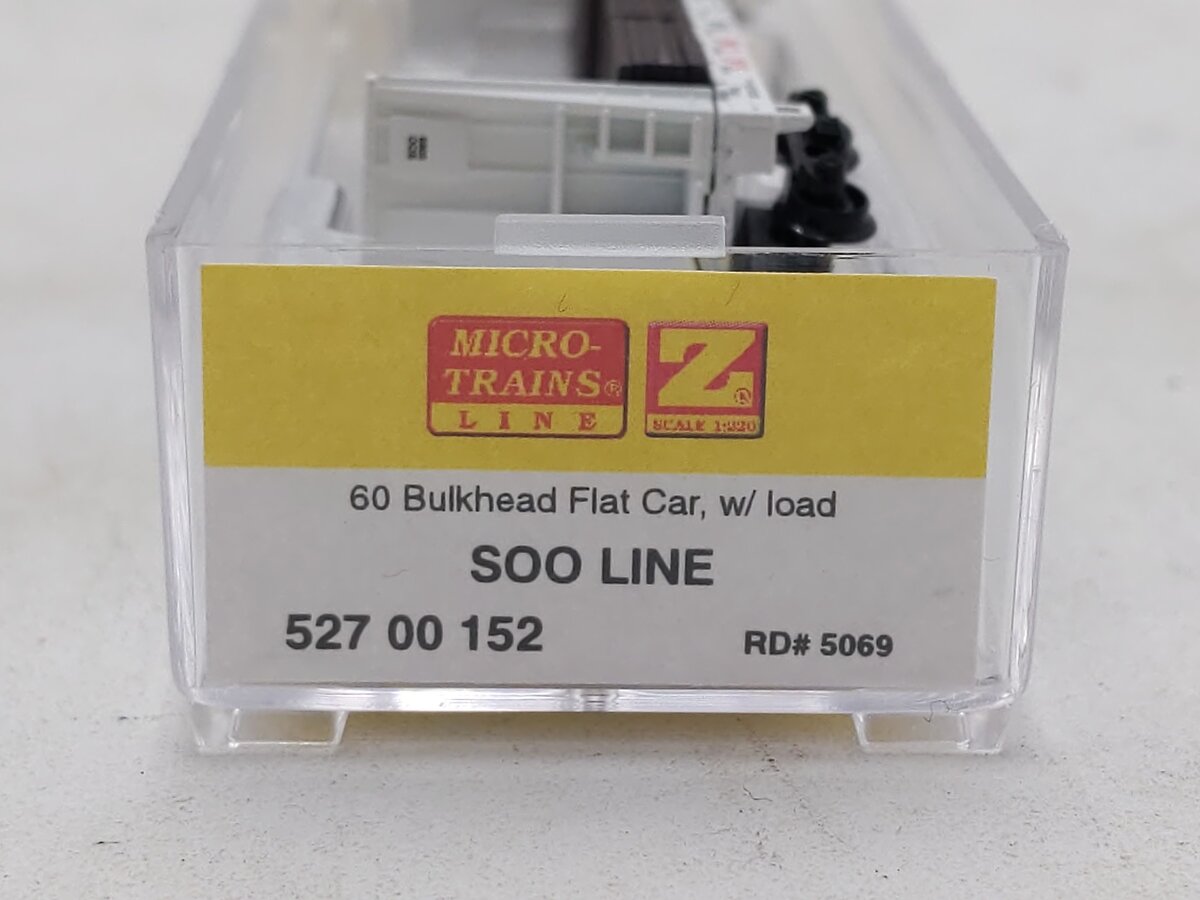 Micro Trains 52700152 Z Soo Line 60' Bulk Flat Car #5069