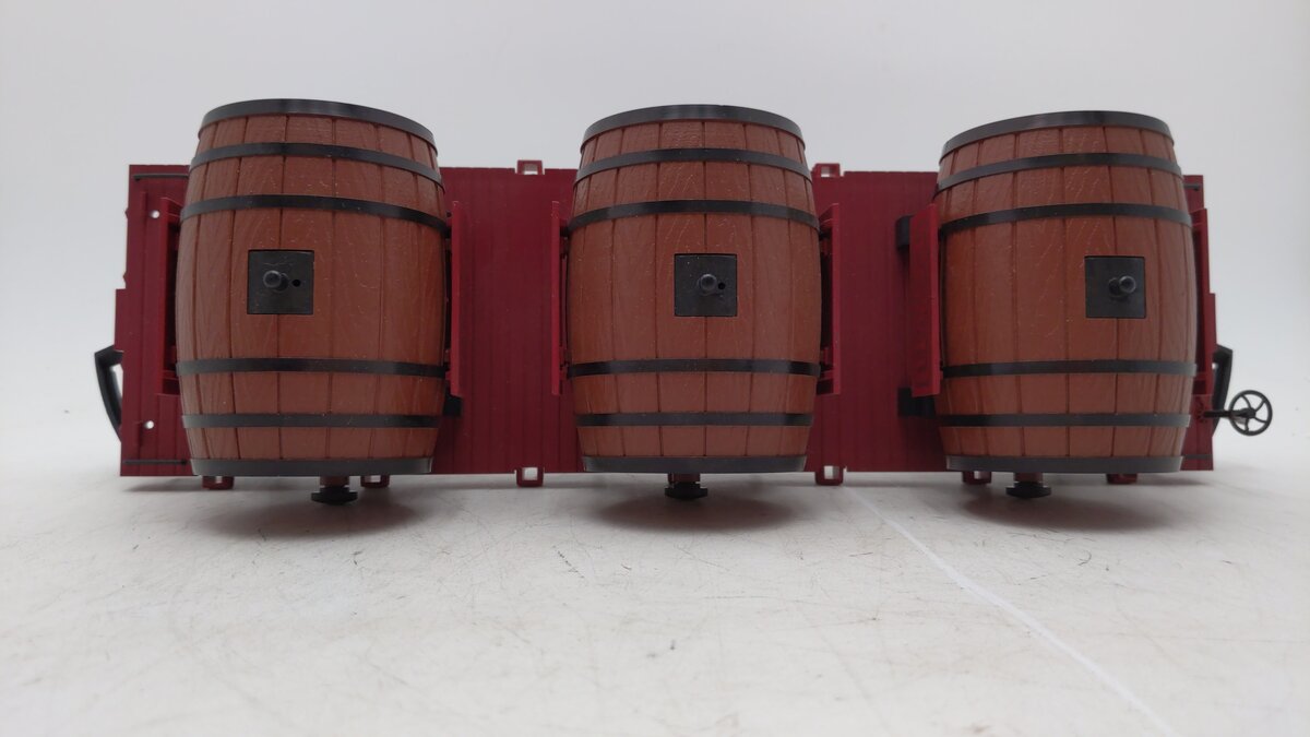 LGB 41693 G Scale LG&B Flatcar with Barrels LN/Box