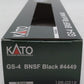 Kato 126-0312 N BNSF Excursion 4-8-4 GS-4 Black #4449