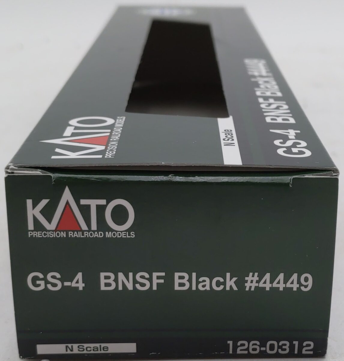 Kato 126-0312 N BNSF Excursion 4-8-4 GS-4 Black #4449