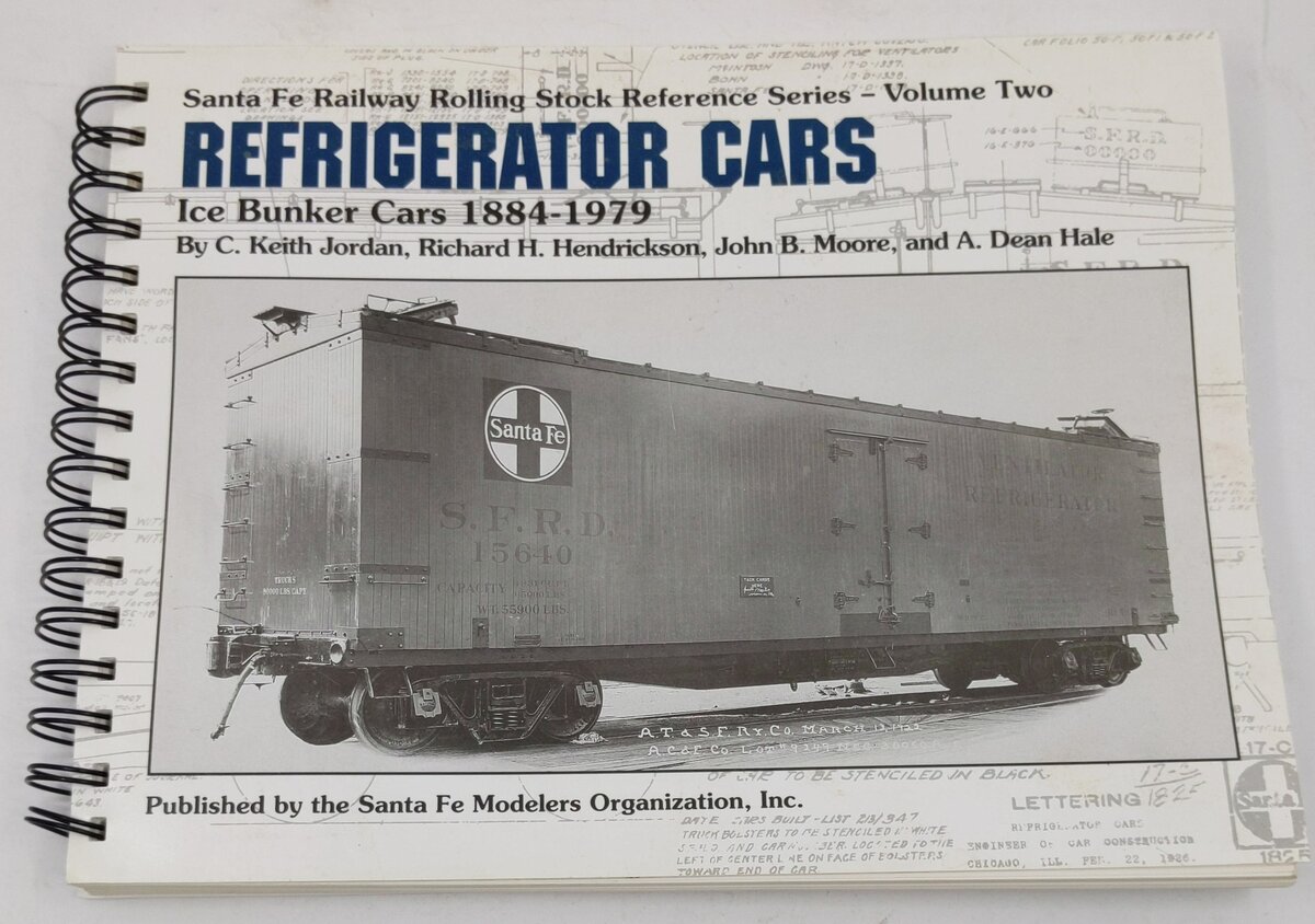 Santa Fe Railway Rolling Stock Reference Series, Vol. 2 Spiral Bound Book EX