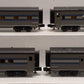 MTH 30-67344 O Gauge New York Central 60' Streamlined 4-Car Passenger Set