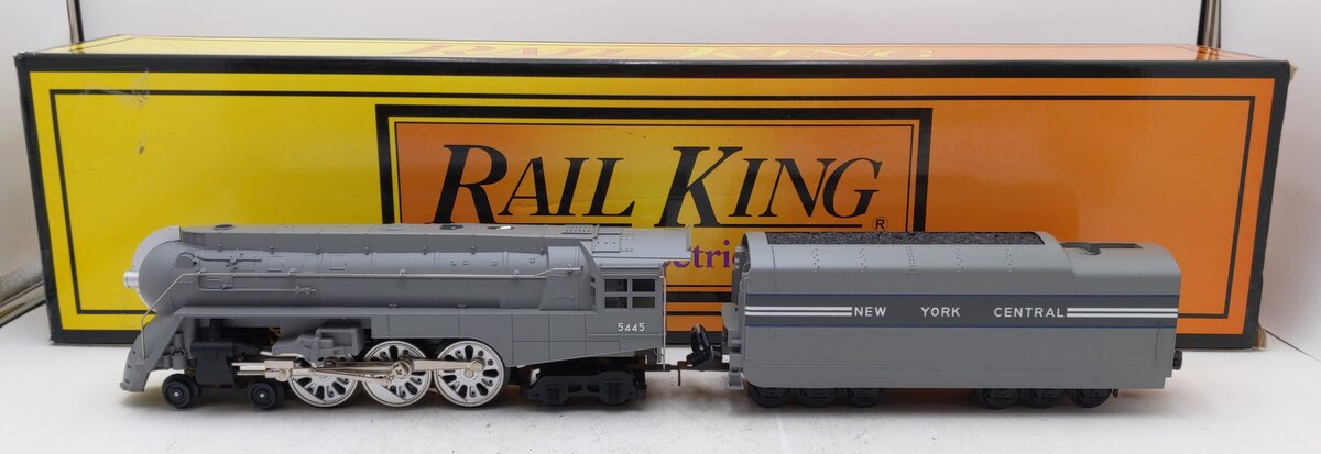 MTH 30-1113-1 O NYC 4-6-4 Dreyfuss Hudson Steam Locomotive & Tender #5445 w/PS1 LN/Box