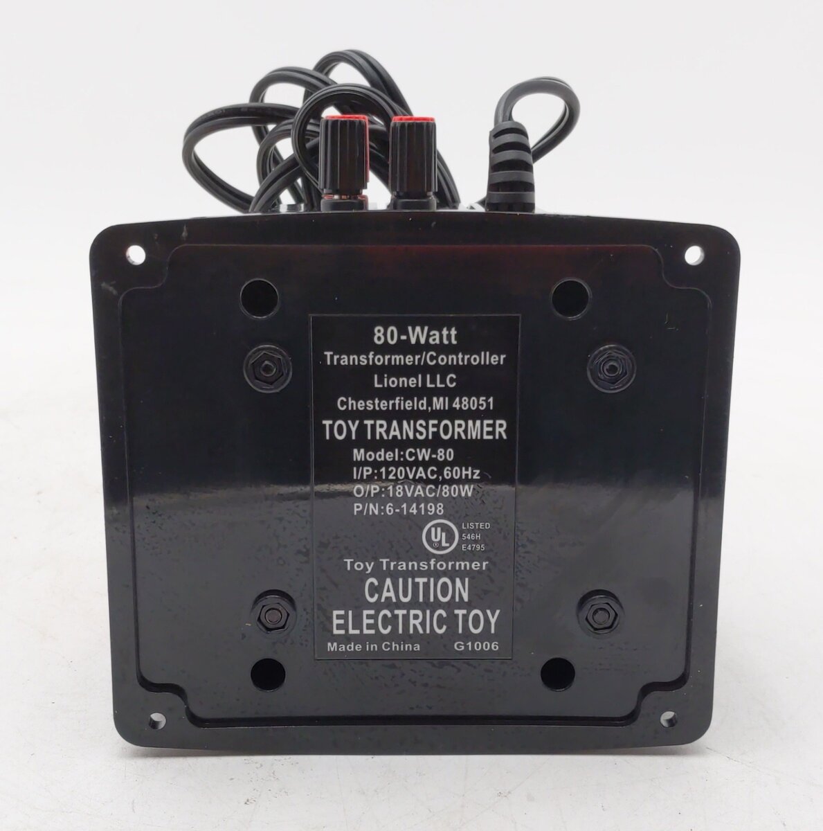 Lionel CW-80 80 Watt Transformer LN