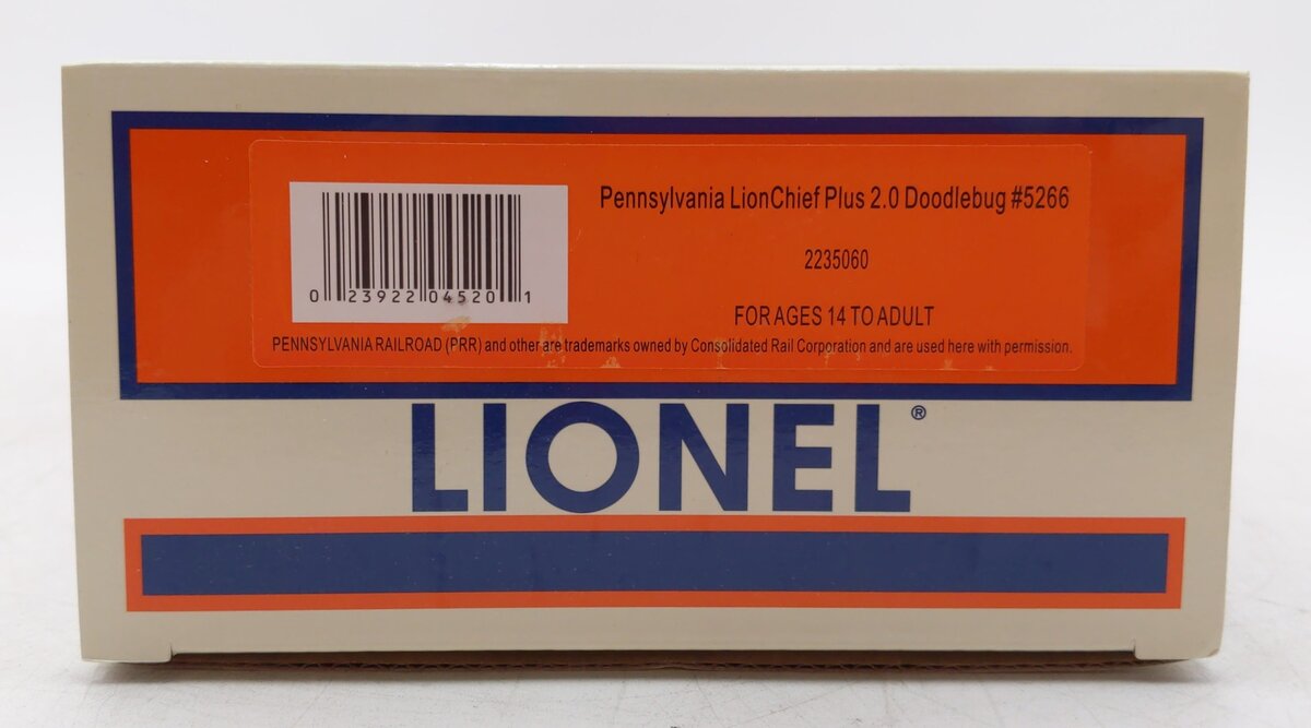Lionel 2235060 O Pennsylvania LionChief Plus 2.0 Doodlebug Diesel Locomotive LN/Box