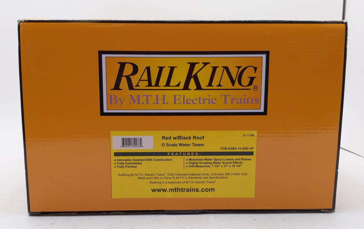 MTH 30-11086 O Gauge Operating Water Tower with Sound