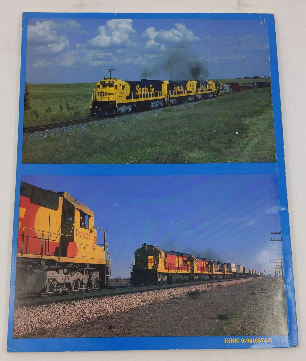 Santa Fe 1987 Motive Power Pictorial Paperback Book By Joseph W. Shine EX