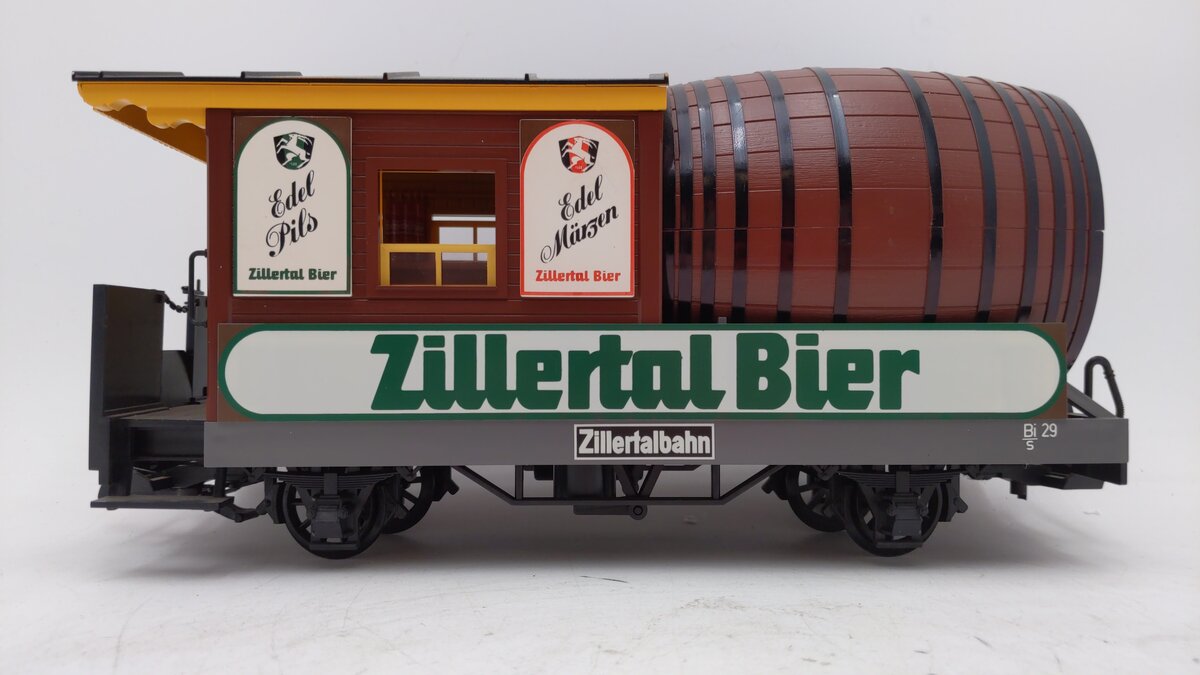 LGB 32421 G Ziller Valley Railroad Barrel Passenger Car EX