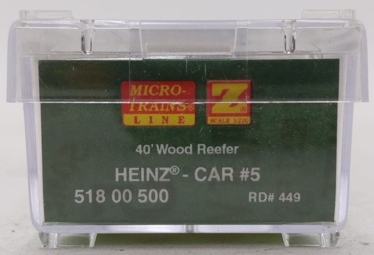 Micro-Trains 51800500 Z Heinz Series #5 40' Wood Sheathed Ice Reefer #449