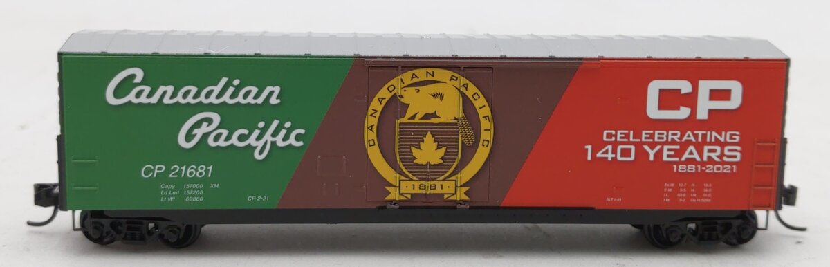 Micro-Trains 18100160 N CP 140th Anniversary 50' Standard Boxcar #21681