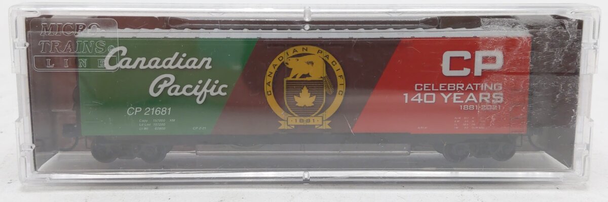 Micro-Trains 18100160 N CP 140th Anniversary 50' Standard Boxcar #21681