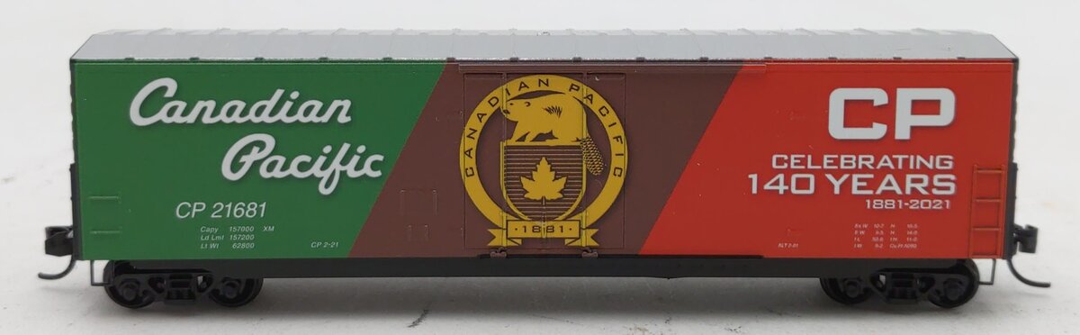 Micro-Trains 18100160 N CP 140th Anniversary 50' Standard Boxcar #21681