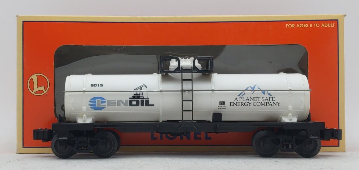 Lionel 6-26101 O Gauge Len-Oil Single Dome Tank Car #6015
