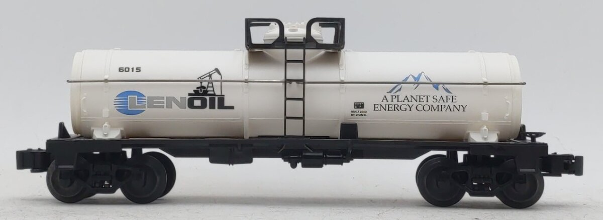 Lionel 6-26101 O Gauge Len-Oil Single Dome Tank Car #6015