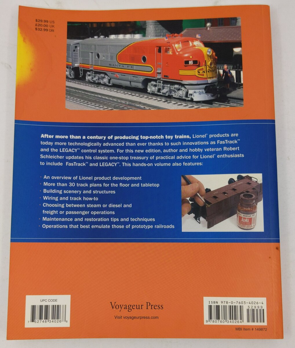 The Big Book of Lionel Paperback Book By Robert Schleicher VG