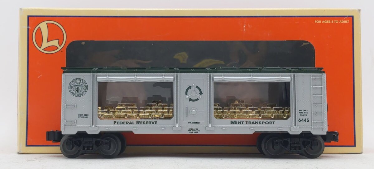 Lionel 6-19670 O Gauge Federal Reserve Mint Transport Car #6445 LN/Box