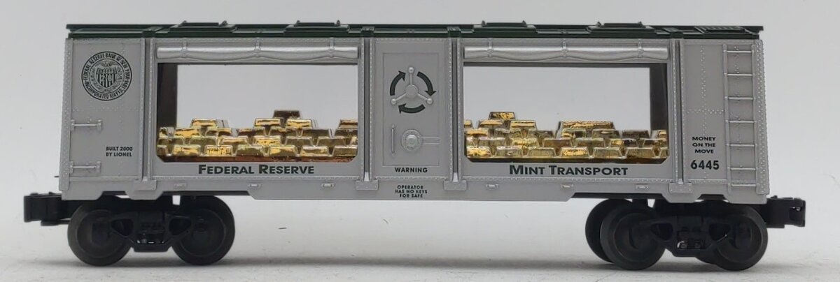 Lionel 6-19670 O Gauge Federal Reserve Mint Transport Car #6445 LN/Box