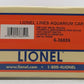 Lionel 6-36859 O Gauge Lionel Lines Aquarium Car LN/Box