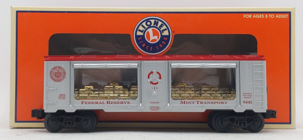 Lionel 6-19679 O Gauge St. Louis Federal Reserve Mint Car #6445