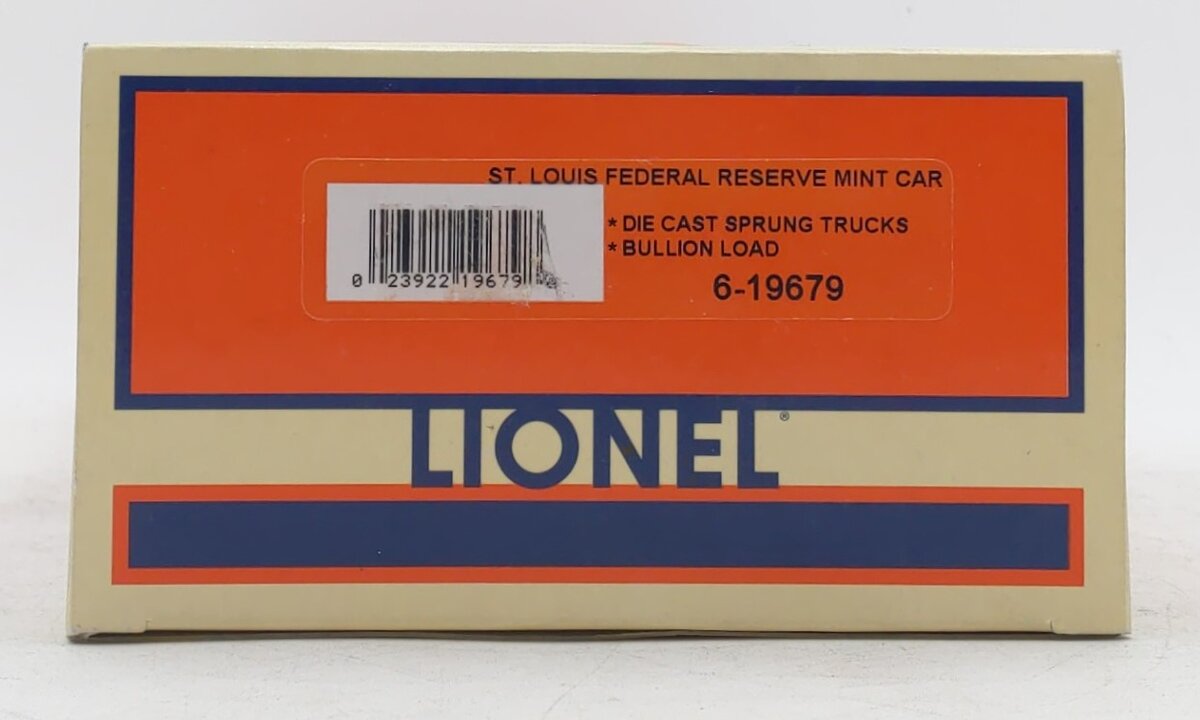 Lionel 6-19679 O Gauge St. Louis Federal Reserve Mint Car #6445