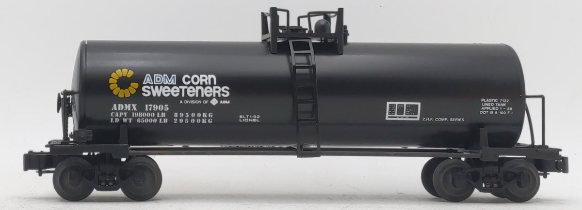 Lionel 6-17905 O Gauge Archer Daniels Midland Unibody Tank Car LN/Box