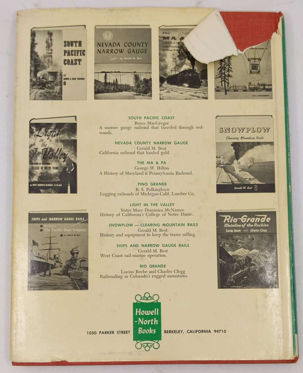 Mexican Narrow Gauge Hardcover Book By Gerald M. Best