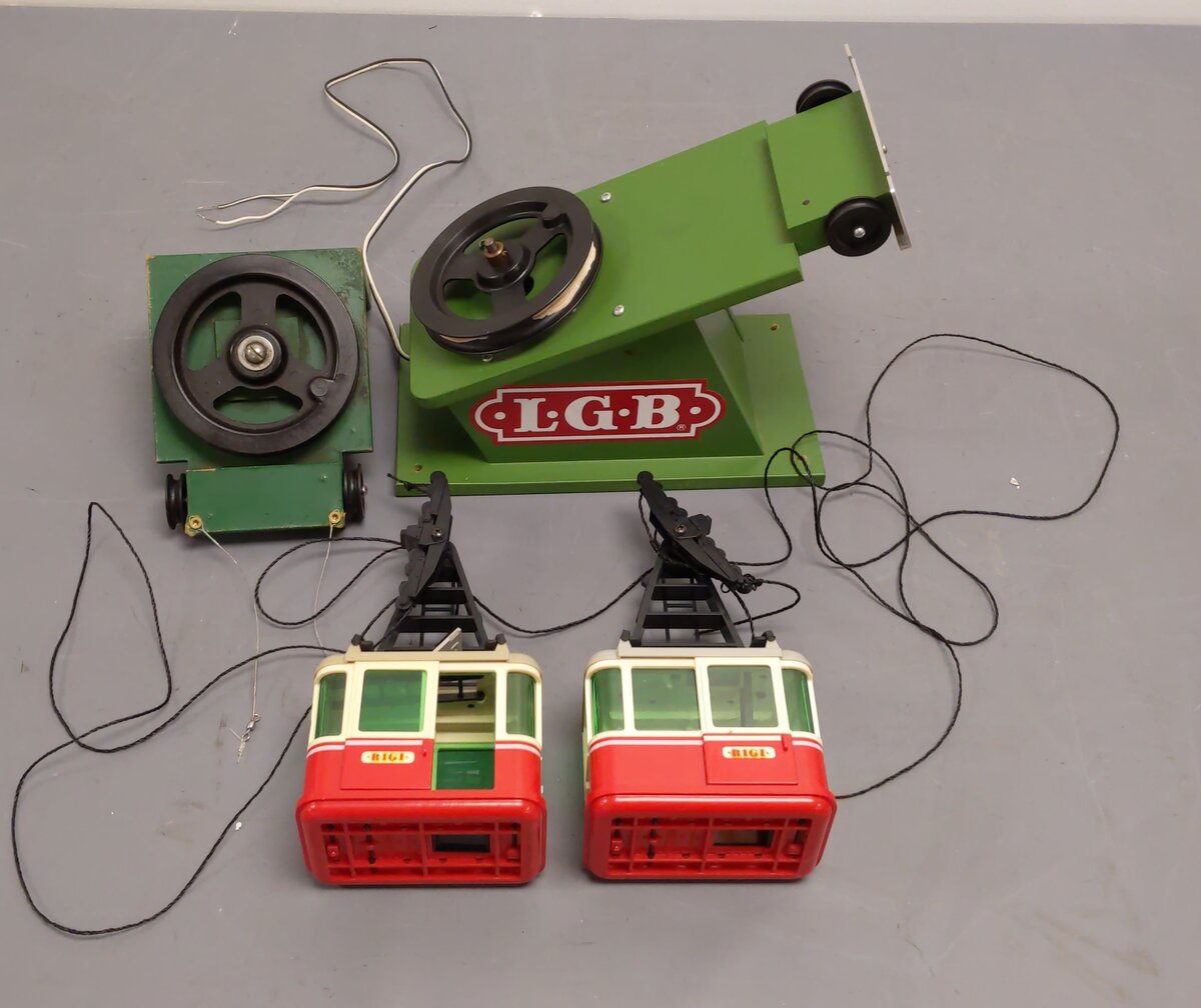 LGB 9001S G Scale Rigi Motorized Cable Car Set VG