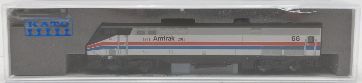 Kato 176-6023 N Scale Amtrak Powered GE P42 Phase II Diesel Locomotive #66