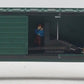 Lionel 6-26869 O Gauge Railway Express Agency Jumping Hobo Operating Boxcar MT/Box