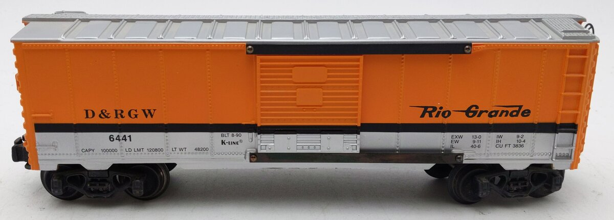 K-Line K6441 O Gauge Denver & Rio Grande Western Boxcar LN/Box