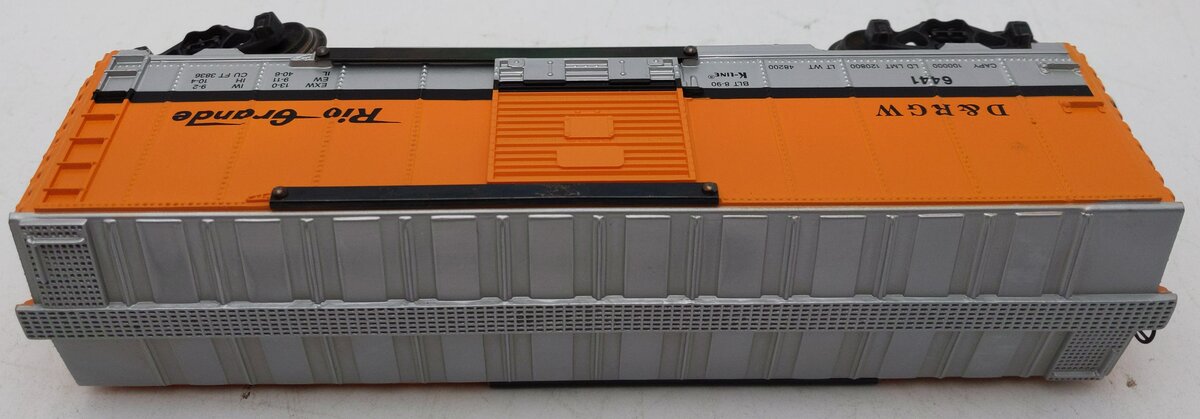 K-Line K6441 O Gauge Denver & Rio Grande Western Boxcar LN/Box