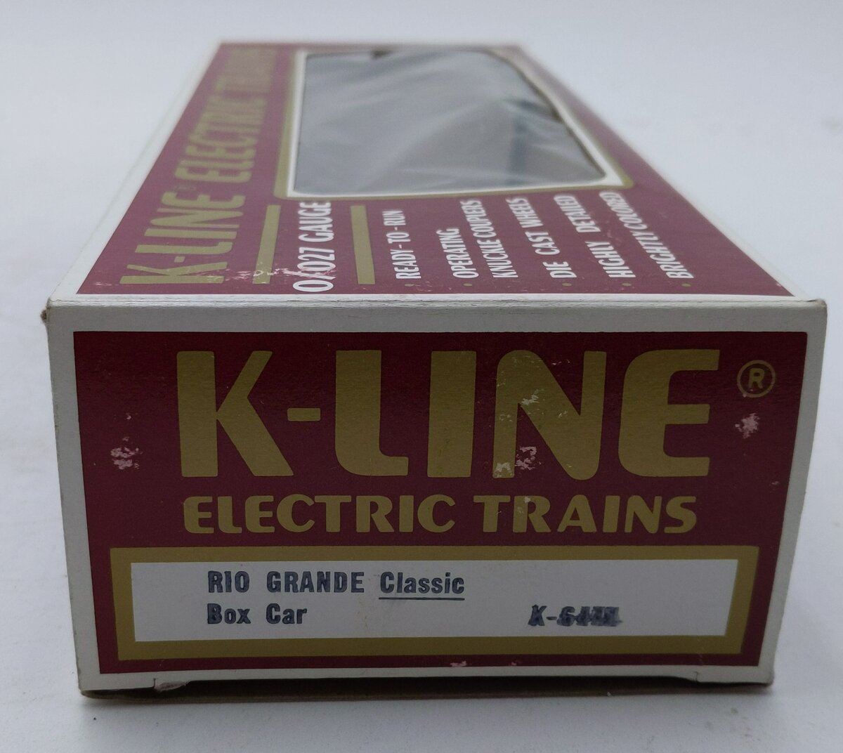K-Line K6441 O Gauge Denver & Rio Grande Western Boxcar LN/Box