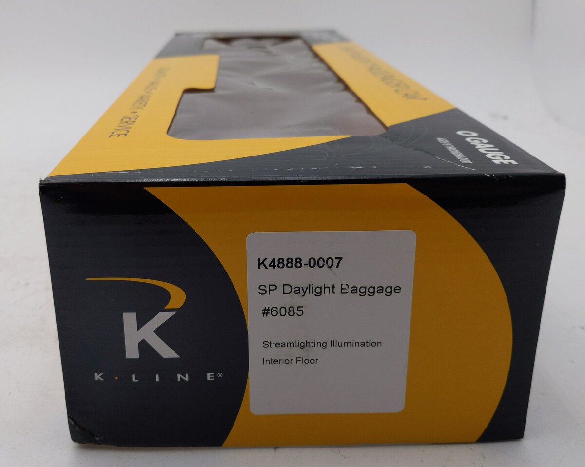 K-Line K4888-0007 O Gauge Southern Pacific Daylight Baggage Car NIB